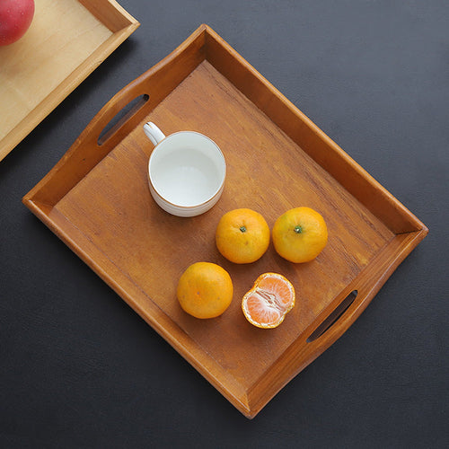 Havenwood Retro Stripe Wooden Storage Tray