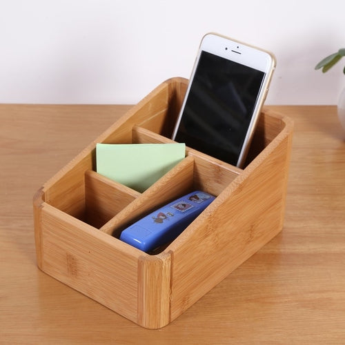 Aurea Bamboo Office Storage Caddy
