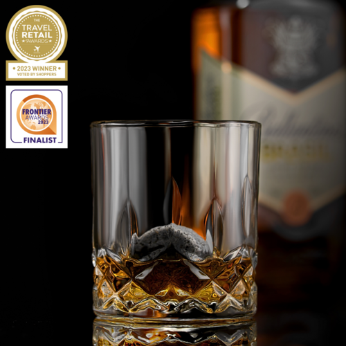 Crystal Whiskey Glass and Granite Stone Gift Set – Connoisseur Collection