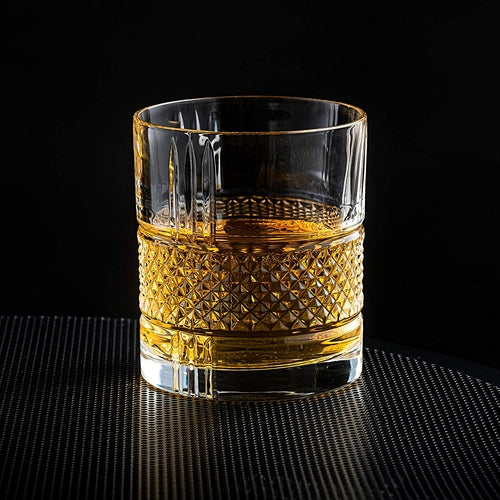 Reserve Hand-Cut Crystal Whiskey Tumblers – Set of Premium Glassware