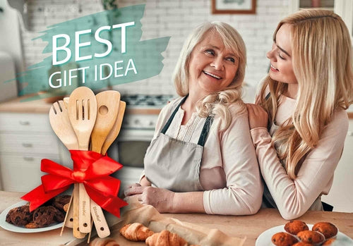 7-Piece Bamboo Kitchen Utensil Set