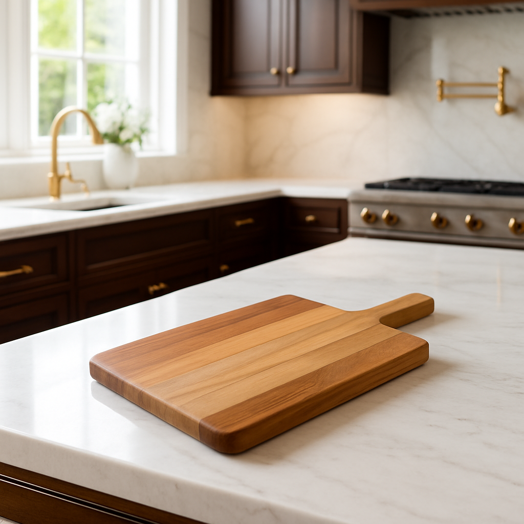 Teak Handle Cutting Board