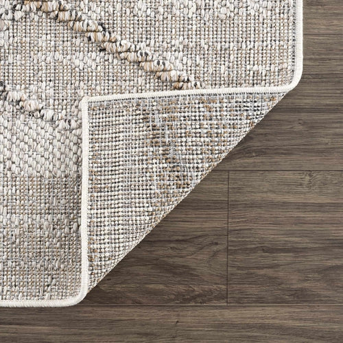 Bone and Tan Indoor/Outdoor Area Rug