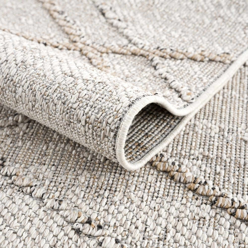 Bone and Tan Indoor/Outdoor Area Rug