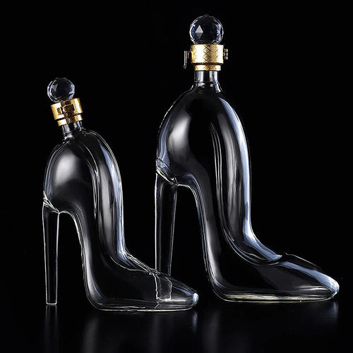 High-Heel Shoe Crystal Glass Decanter – 375ml or 700ml Capacity