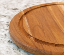 Teak Round Prep & Serving Board