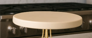 Aureline White & Gold Rotating Cake Stand