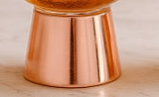 Raye Copper-Base Footed Cocktail Tumblers — Set of 2, 12 oz