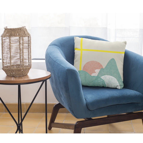 Landscape Print Square Pillow