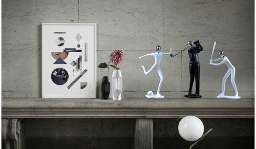 Momentum Silhouette Resin Art Figure