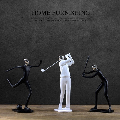 Momentum Silhouette Resin Art Figure