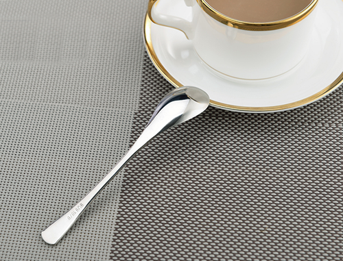 Stainless Steel Swan Cutlery Holder with Six-Piece Flatware Set